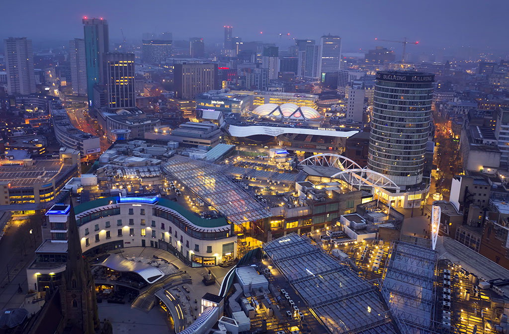 Birmingham Council House and its dome above Victoria Square