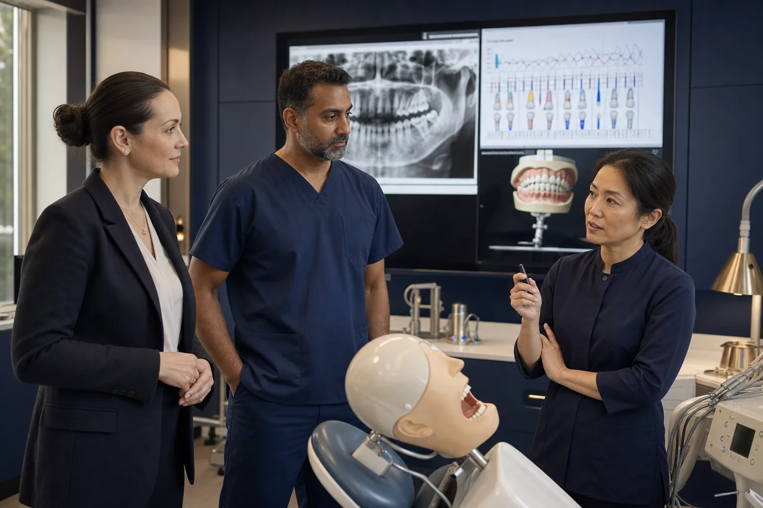 A multidisciplinary dental expert panel in a postgraduate clinical simulation suite